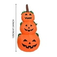thumbnail image 3 of Pumpkin Decoration-Halloween Decorations-Halloween Pumpkin Inflatable Decoration 6Ft Glowing Outdoor Decor with Led Lights, 3 of 7