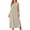 Khaki(Womens Dresses), variant on GUACER Womens Sleep Dress Cotton Casual Sleeveless Long Nightgowns Victorian Loose Fit Soft Maxi Dress for Ladies