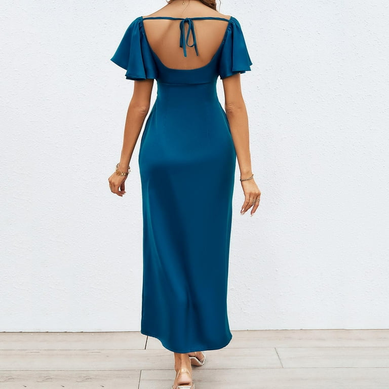 knee length dresses for ladies FLOR CUT OUT MIDI DRESS – Line & Dot main image 0