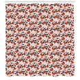 thumbnail image 3 of Ambesonne Tangerine Shower Curtain, Mandarins on Branches, 69"Wx84"L, Blush Charcoal Grey, 3 of 3
