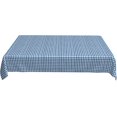 thumbnail image 5 of Rectangle Tablecloth 60x102 Inch, Blue Grids Tablecloths Rectangular Stain Resistant Tabletop Covers Outdoor Tablecloth for Dining Table, Buffet Parties and Camping, 5 of 8
