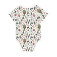 thumbnail image 6 of Rocae Frog and Forest Plants for Baby Cotton Short-Sleeve Bodysuits for Unisex Onesies Bodysuit-12 Months, 6 of 7