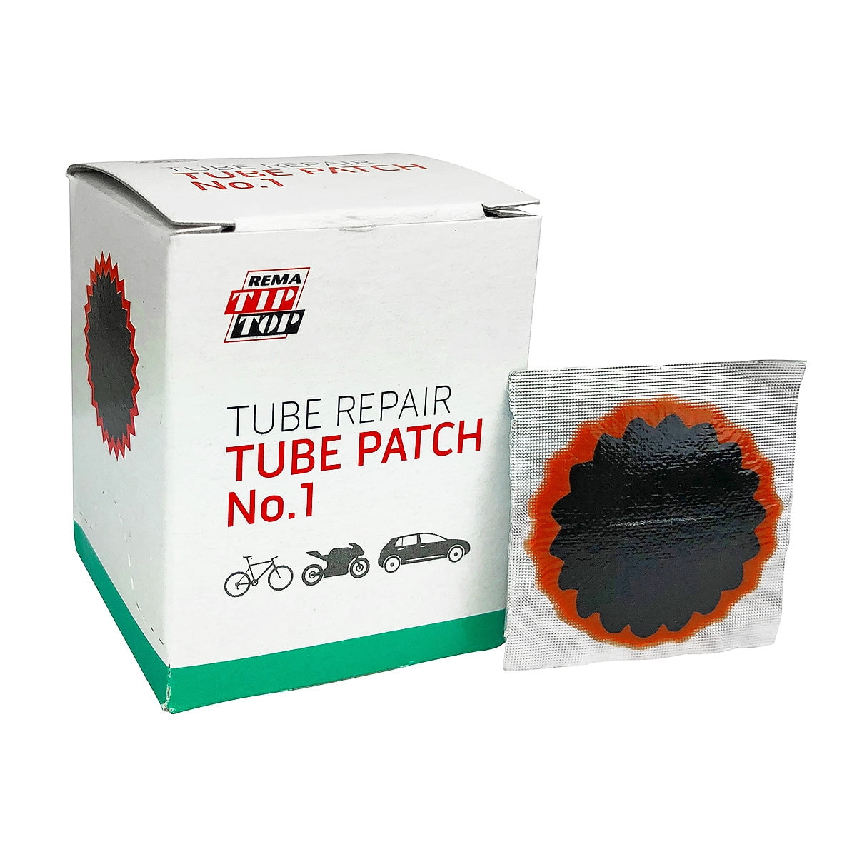 Ny ankomst Erkende cricket 30 Rema Tip Top No. 1 Round Patch - Flat Tire Tube Puncture Repair Kit  Refill - Walmart.com