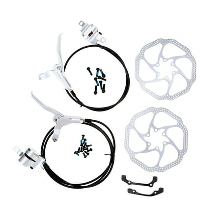 Hydraulic Bicycle Front / Rear Disc Brake Set MTB Mountain Bike Oil Disc Braking Rotor