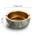 thumbnail image 2 of Yuungoou small Cigar Ashtrays For Men, Outside Ashtrays For Cigarettes For Patio, Ceramic Cool Ashtrays Ceramic Indoor Decorations-R-11.5x11.5x5cm, 2 of 6