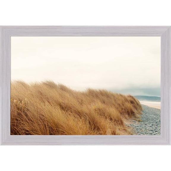 Great Art Now White Oceans 11 by Ian Winstanley, Framed Wall Art, 27W x 19H