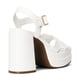 thumbnail image 3 of Sandalia DREAM PAIRS SDHS2330W Tacones Gruesos Plataforma Blanca, 3 of 7