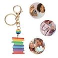 thumbnail image 3 of Unique Bargains 1 Pc Fashionable Rainbow Handbag Charm Decorative Keychain Multicolored, 3 of 5