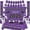 Purple, variant on 2026 Purple Themed Graduation Decorations Set - Congrats Grad Banner, Class of 2026 Backdrop and Balloons Kit - Complete Party Supplies for High School & College Celebrations