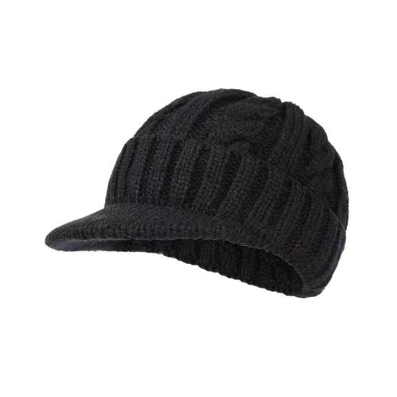 Winter Hat with Ear Thick Knitted Windproof Thermal Cap for Cold Weather