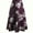Wine Red, variant on MORTTIC Elegant Women's Boho Floral Print High-Waisted A-Line Maxi Skirt Flared Long Skirt, S