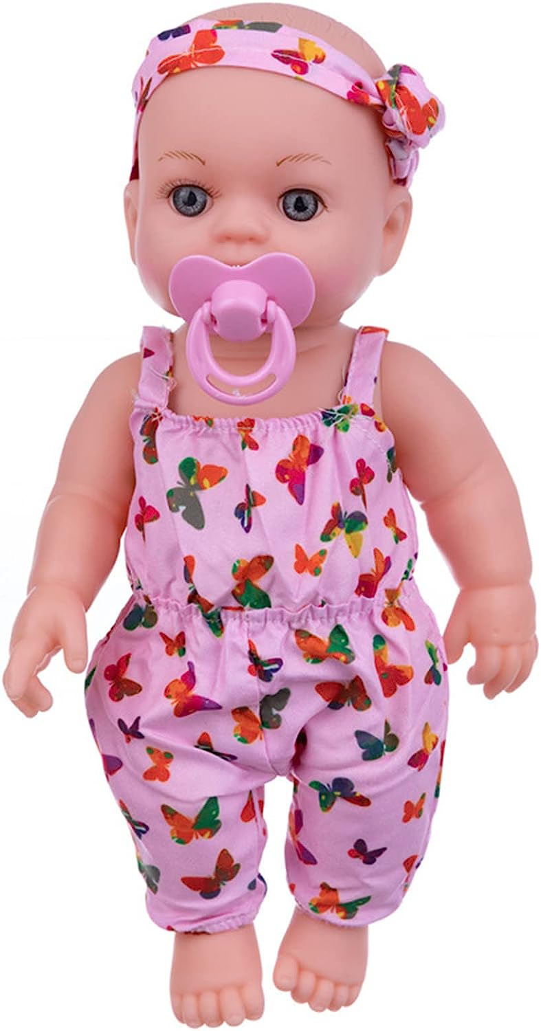 12 Inch Realistic Baby Dolls, Poseable Reborn Baby Dolls, Full Body Vinyl Body Real Life Baby