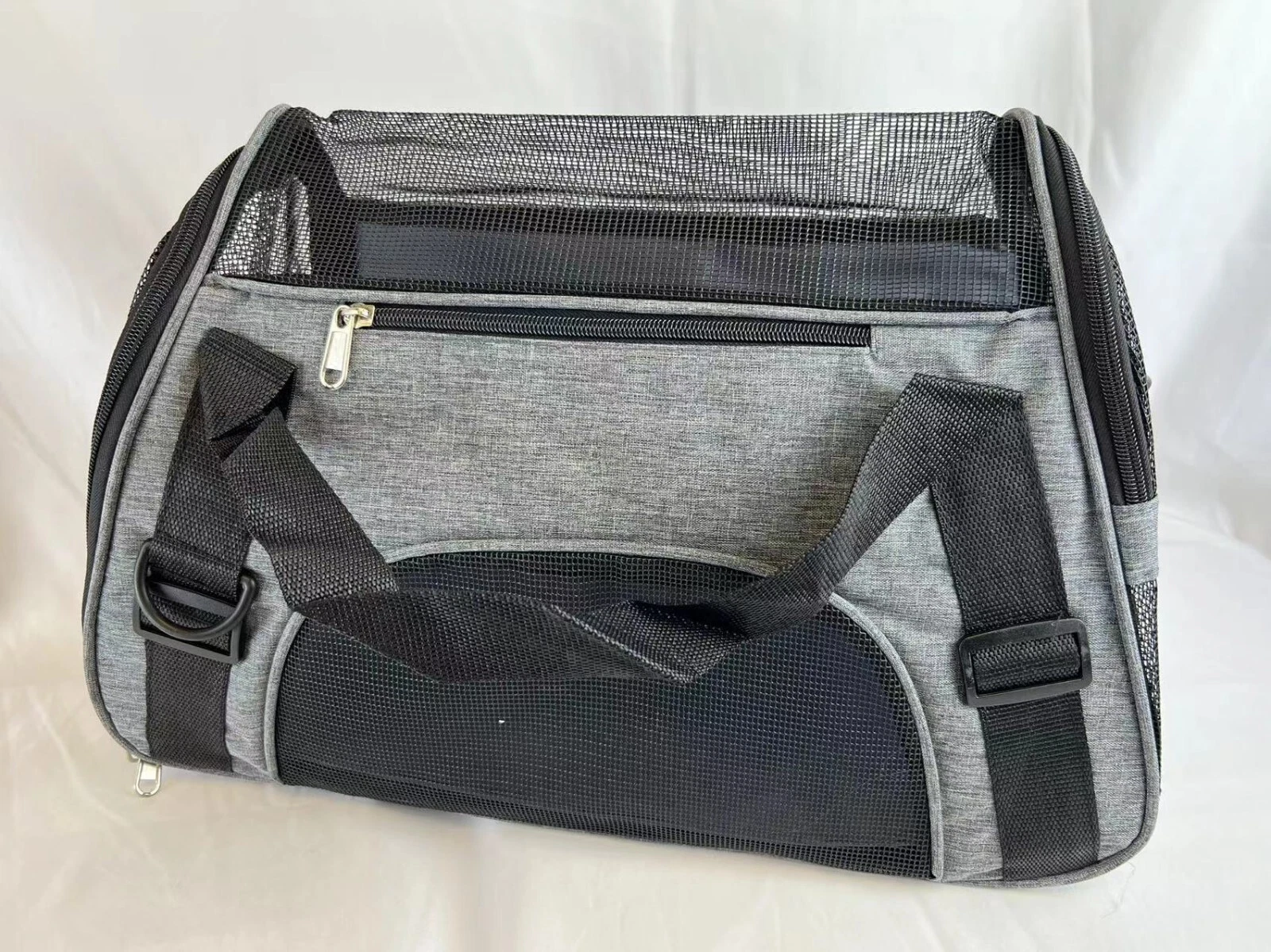 Dog Carrier and Cat Carrier, Pet Carrier Bag, Airline Approved Duffle Bags, Pet Travel Portable Bag Home for Little Dogs, Cats, and Puppies, Medium Size 20.5"L x 9.6"W x 13"H, Grey