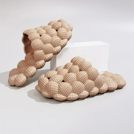 

Women s Solid Ultra Cushioned Bubble Slides Bubble Slippers