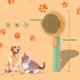thumbnail image 3 of Cepillo para perros y gatos, cepillos para mascotas, cepillo para quitar el pelo, cepillo para mascotas para pelo largo y corto (amarillo), 3 of 5
