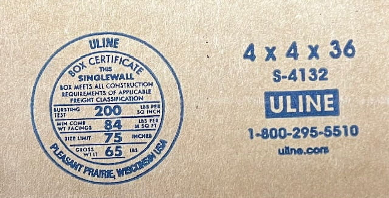 4x4x36 (200 lb strength) | SINGLE CARDBOARD BOX | BAT BOX