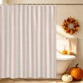 thumbnail image 4 of Pink Lines Shower Curtain Set - 48" x 72" Washable Bathtub Curtain with 12 Hooks, Modern Vertical Striped Farmhouse Vintage Waterproof Fabric Stall Shower Curtains for Bathroom/Bathtub Décor, 4 of 8