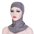 thumbnail image 7 of Soft Muslim Underscarf Neck Head Bonnet Hat Islamic Full Cover Inner Hijab Cap, 7 of 7