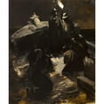thumbnail image 3 of Georges Antoine Rochegrosse 15x17 Black Modern Framed Museum Art Print Titled - The Sinking (1886), 3 of 5