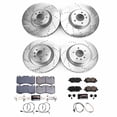 thumbnail image 3 of PowerStop Front and Rear Z23 Evolution Sport Carbon-Fiber Ceramic Brake Pad and Drilled & Slotted Rotor Kit Fits: LAND ROVER Select Models K8789, 3 of 10
