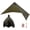 Od Green-Shelter Only, variant on Lightweight Poncho Shelter, Solitary Shelter Cape Silnylon Emergency Survival Shelter Ultralight Minimalist Shelter for Camping Hiking Backpacking Bug Out Bag