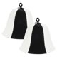 thumbnail image 1 of Uxcell 2-Pack Gorro de Sauna para Mujeres y Hombres, Gorro de Sauna de Fieltro Vaporarium Suave Duradero Cómodo Transpirable [Blanco y Negro], 1 of 7