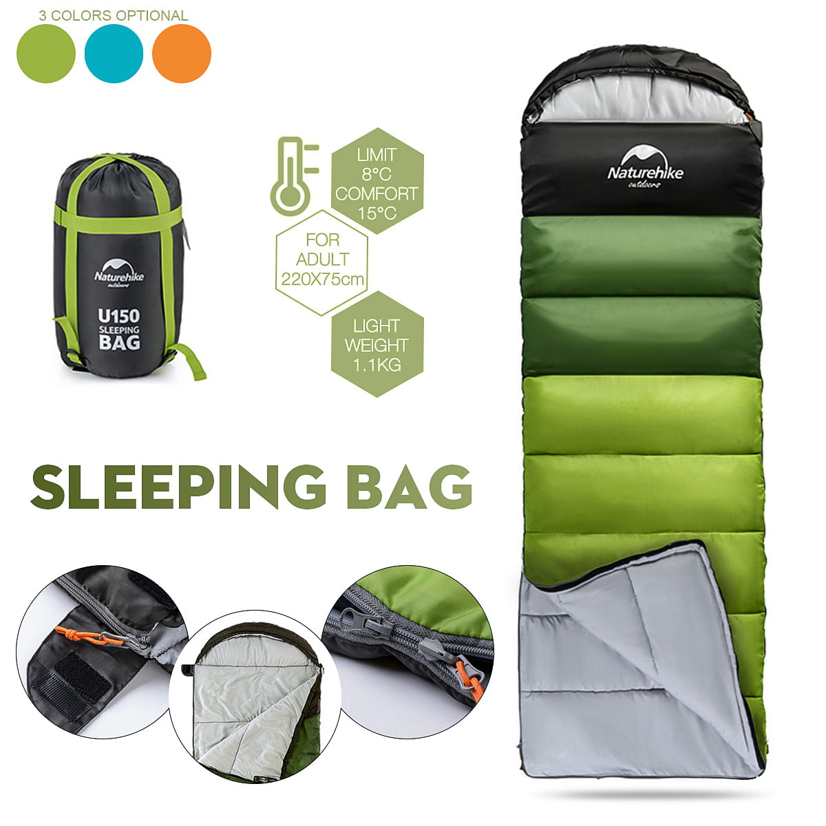travel sleep sack with zipper