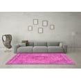 thumbnail image 3 of Ahgly Company Indoor Rectangle Abstract Pink Modern Area Rugs, 2' x 4', 3 of 4