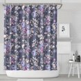 thumbnail image 2 of Waterproof Pioneer Shower Curtain 84x72 Inch Polyester Unique Colorful Floral Shower Curtain for Bathroom Hotel Home Decor with 12 Plastic Hooks, 2 of 5