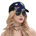 thumbnail image 5 of Lsque Astronaut Dinosaur and Space Printed Trucker Hat - Baseball Cap for Men Women - Breathable Mesh Side, Adjustable Fit - for Casual Wear, 5 of 7