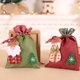 thumbnail image 1 of CHAO Bolsas de regalo de Navidad, paquete de 2 bolsas de regalo de Navidad con cordón, bolsas de tela reutilizables, bolsas de regalo de Navidad portátiles con cordón para decoración navideña, dulces, 1 of 5