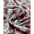 thumbnail image 5 of Minerva Viscose Twill Fabric Magenta - per yard, 5 of 6