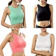 thumbnail image 4 of Women‘s Medium Support Cross Back Wirefree Removable Cups Yoga Sport Bra, 4 of 12