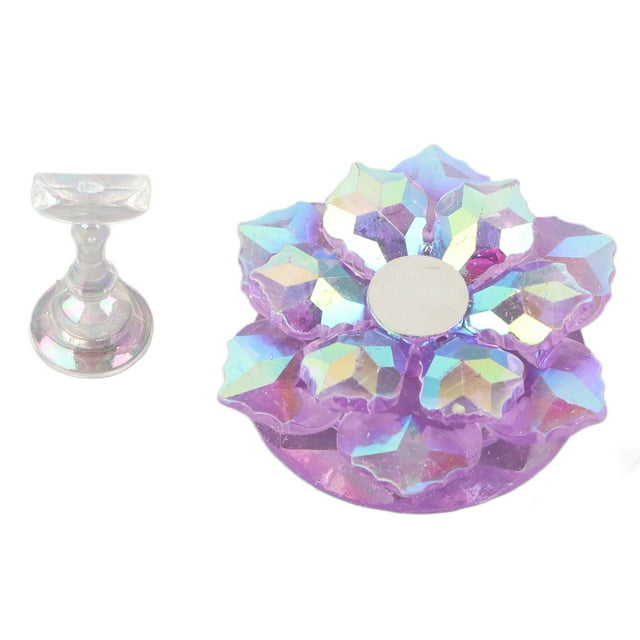 Press On Nail Holder, Nail Tips Stand Holder Nail Practice Stand Nail Tip Holder DIY Nail Practice Display Holder for DIY Nail Art Practicing Manicure Tools