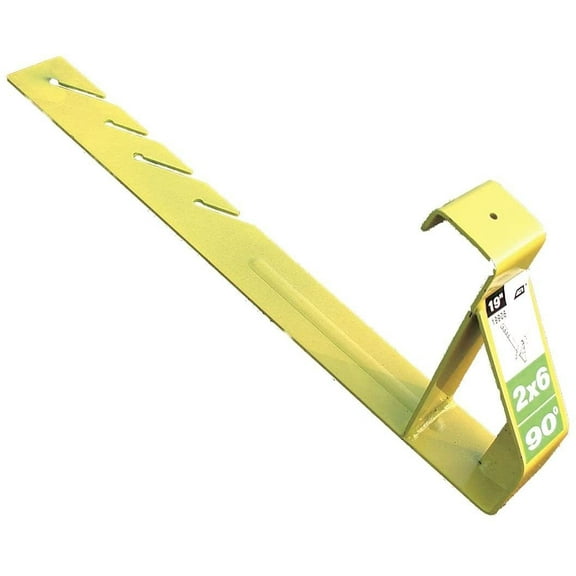 Acro Building Systems Roof Bracket, Roofing Bracket, 90 Degree - 12 Pack, 16 In.