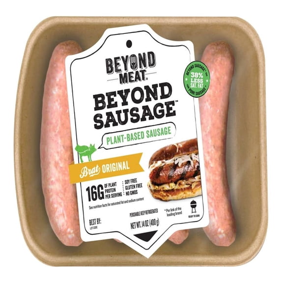 Salchicha brat vegana Beyond Sausage original 400 g congelado