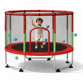 thumbnail image 1 of Trampolín Infantil Reforzado 1.4m Con Red Seguridad Niños Con Canasta, 1 of 1
