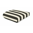 thumbnail image 2 of Casual Cushion Stripe Sunbrella Fabric 1-Piece Indoor/Outdoor Wicker Seat Pad, 18"W x 18"L, Maxim Regatta, 2 of 3