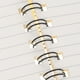 thumbnail image 4 of 4pcs Mini cuaderno de dibujos animados Mini diario Diario Libro Portátil de bolsillo Portátil de viaje Diario (Rosa + Amarillo + Gris + Negro), 4 of 6