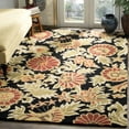 thumbnail image 2 of SAFAVIEH Blossom Ashley Floral Flowers Wool Area Rug, Black/Multi, 8' x 10', 2 of 5