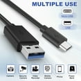 thumbnail image 6 of Uxcell 2 Pack 9.8Ft USB to Micro USB Power Extension Cable, Long Charging Cord, Black, 6 of 6