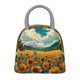 thumbnail image 1 of Balery Field Style Bicycle Young Sunflower Bolsa de Almuerzo para Mujeres, Caja de Almuerzo, Bolsa de Almuerzo Pequeña Impermeable, Tote de Almuerzo Reutilizable con Gran Capacidad, 1 of 6