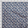 thumbnail image 3 of oneOone Georgette Viscose Fabric Triangle & Line Geometric Fabric Prints By Yard 42 Inch Wide, 3 of 4