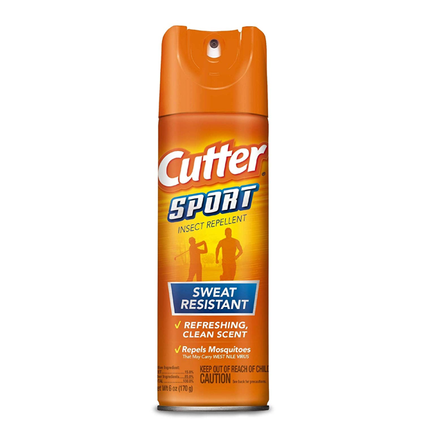 Cutter Sport Insect Repellent, Aerosol Spray, 6Ounce