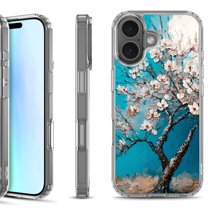For iPhone 17 Shockproof Protective Phone Case, by OneToughShield - Almond Tree