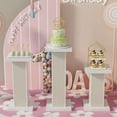 thumbnail image 6 of Cylinder Stands for Party, Round Cylinder Pedestals Display, Ornament Stand, Wedding Decor Columns, 6 of 8
