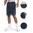 thumbnail image 3 of Champion Men's Long Mesh 9" Shorts with Pockets, up to Size 4XL, 3 of 7