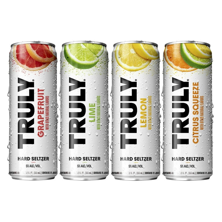 Truly Hard Seltzer Citrus Variety pack, 12 pack, 12 fl oz Aluminum