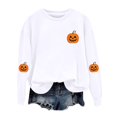 thumbnail image 2 of Spooky Season Hoodies for Women Oversized Sweatshirt Casual Fall Outfit Trendy Lounge Tops, 2 of 4
