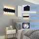 thumbnail image 4 of 12W LED 31cm Indoor Wall Light White Modern Lamp Up Down Spot Wall Lamp Aluminum Wall Lighting Warm White Light 3000K, 4 of 5